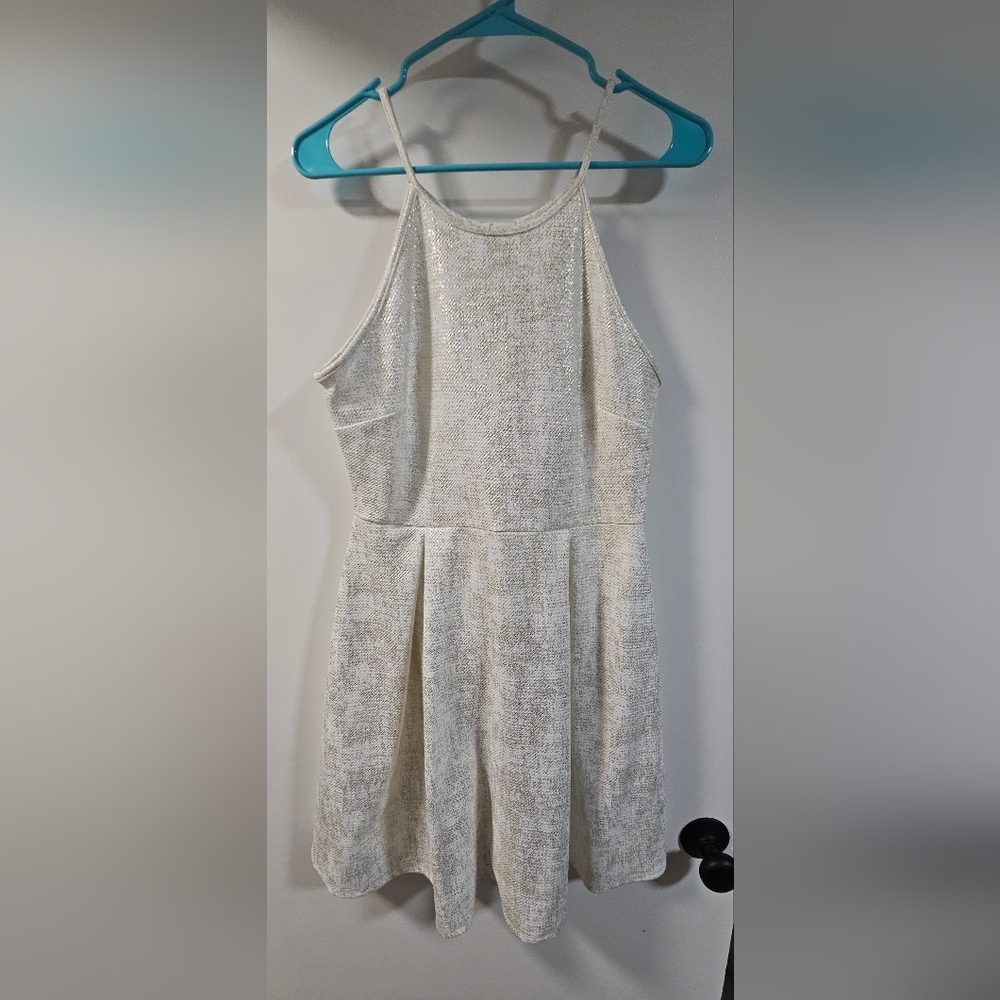Glitter skater dress